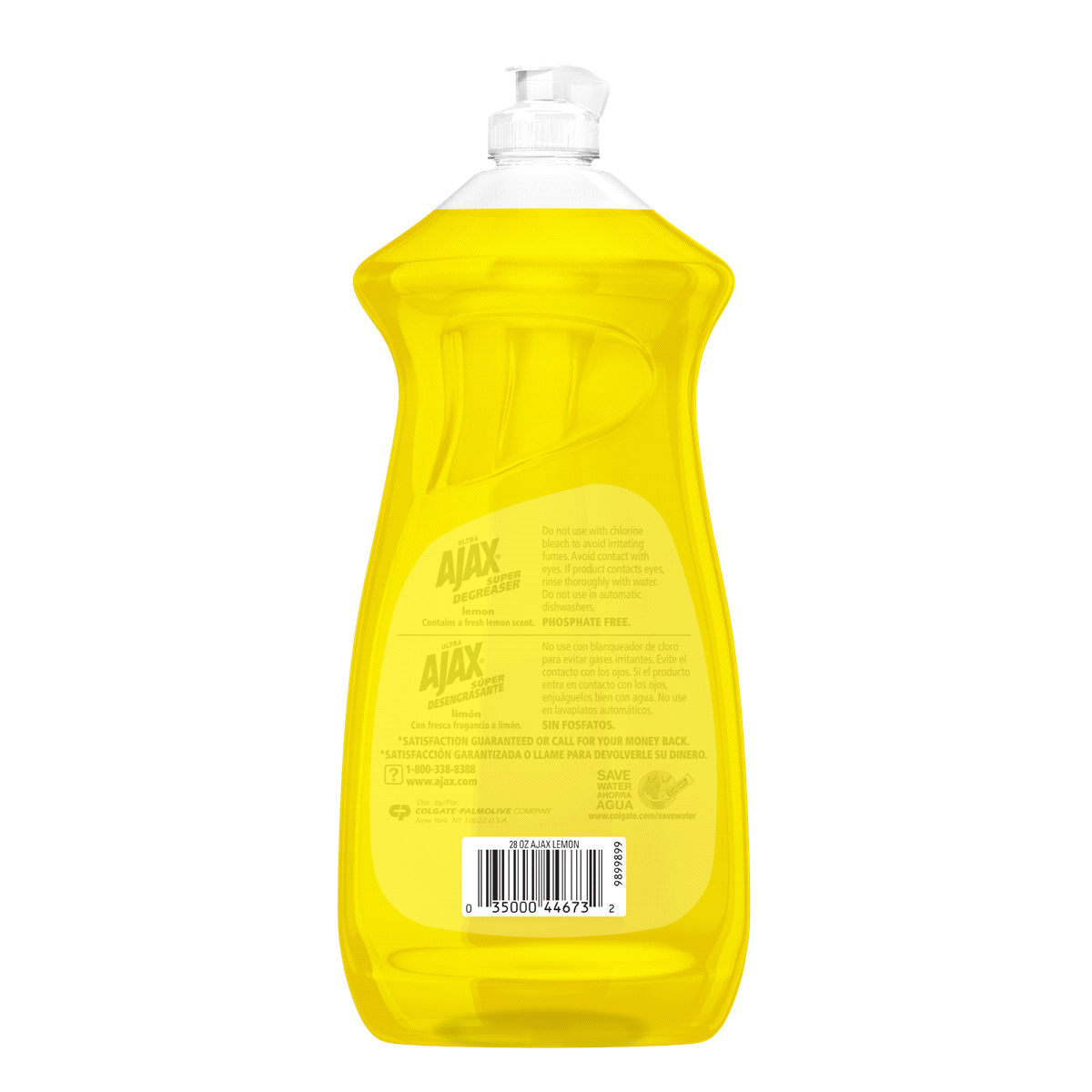 slide 4 of 4, Ajax Ultra Lemon Super Degreaser Dish Liquid, 28 fl oz