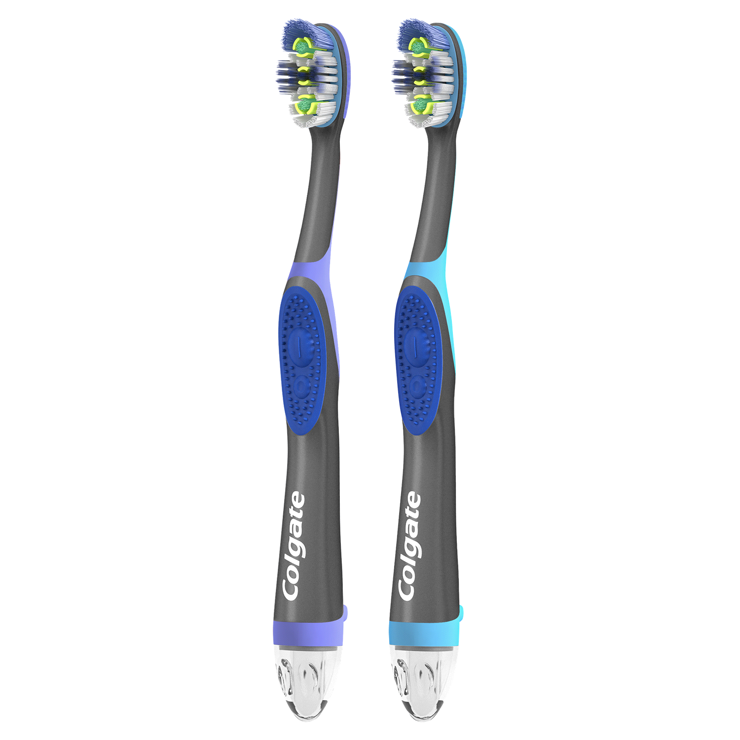slide 2 of 5, Colgate Total Advance 360 Floss Tip, sonic battery powered Toothbrush, 2 Pack, 2 ct