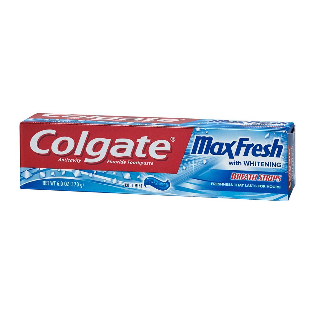 slide 3 of 7, Colgate Max Fresh Cool Mint Toothpaste, 6 oz