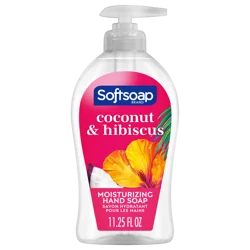 Softsoap Hydrating Liquid Hand Soap, Coconut & Hibiscus - 11.25 Fluid Ounce