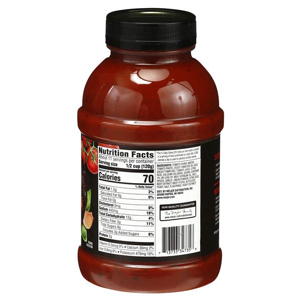 slide 4 of 5, Meijer Meat Flavored Pasta Sauce, 45 oz