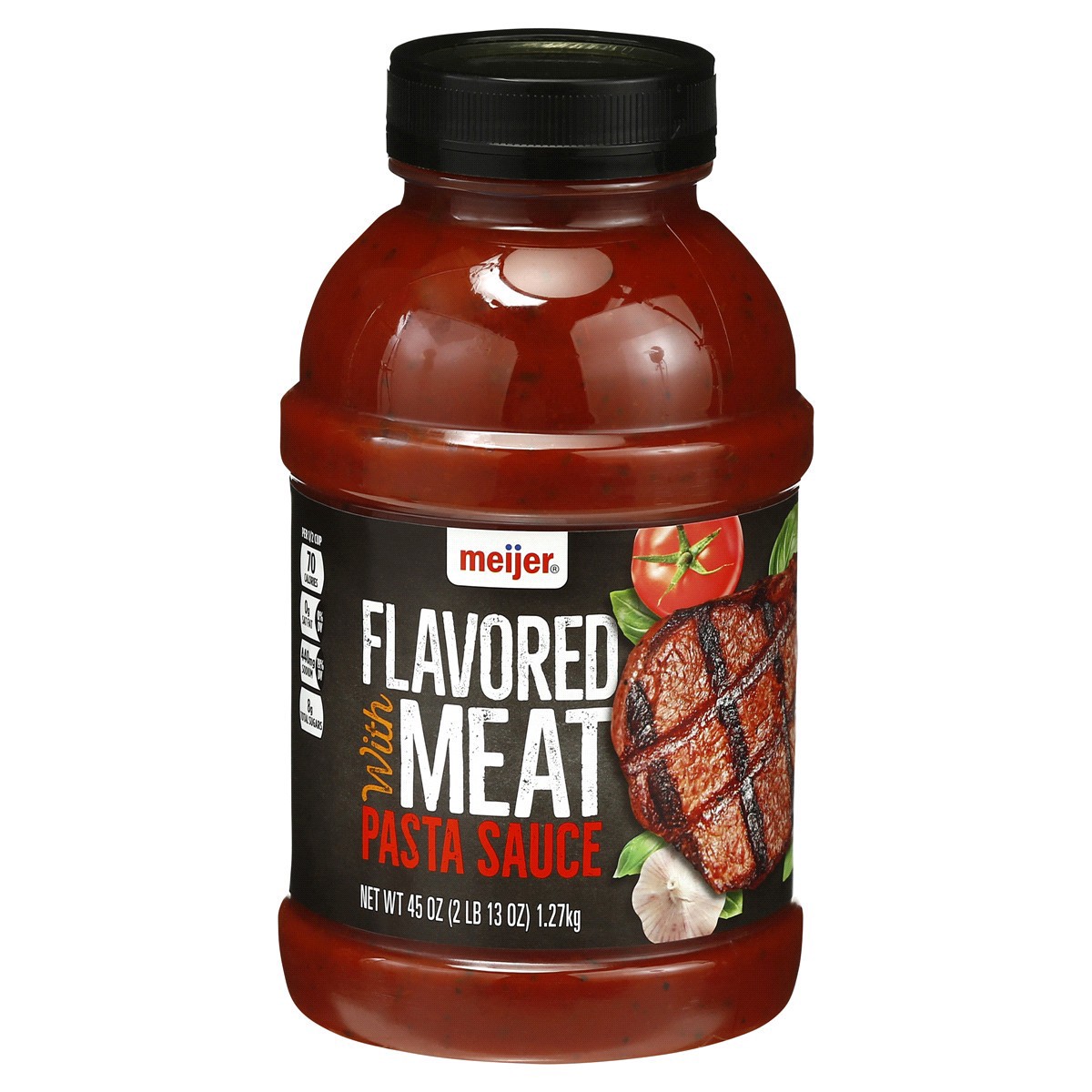 slide 1 of 5, Meijer Meat Flavored Pasta Sauce, 45 oz