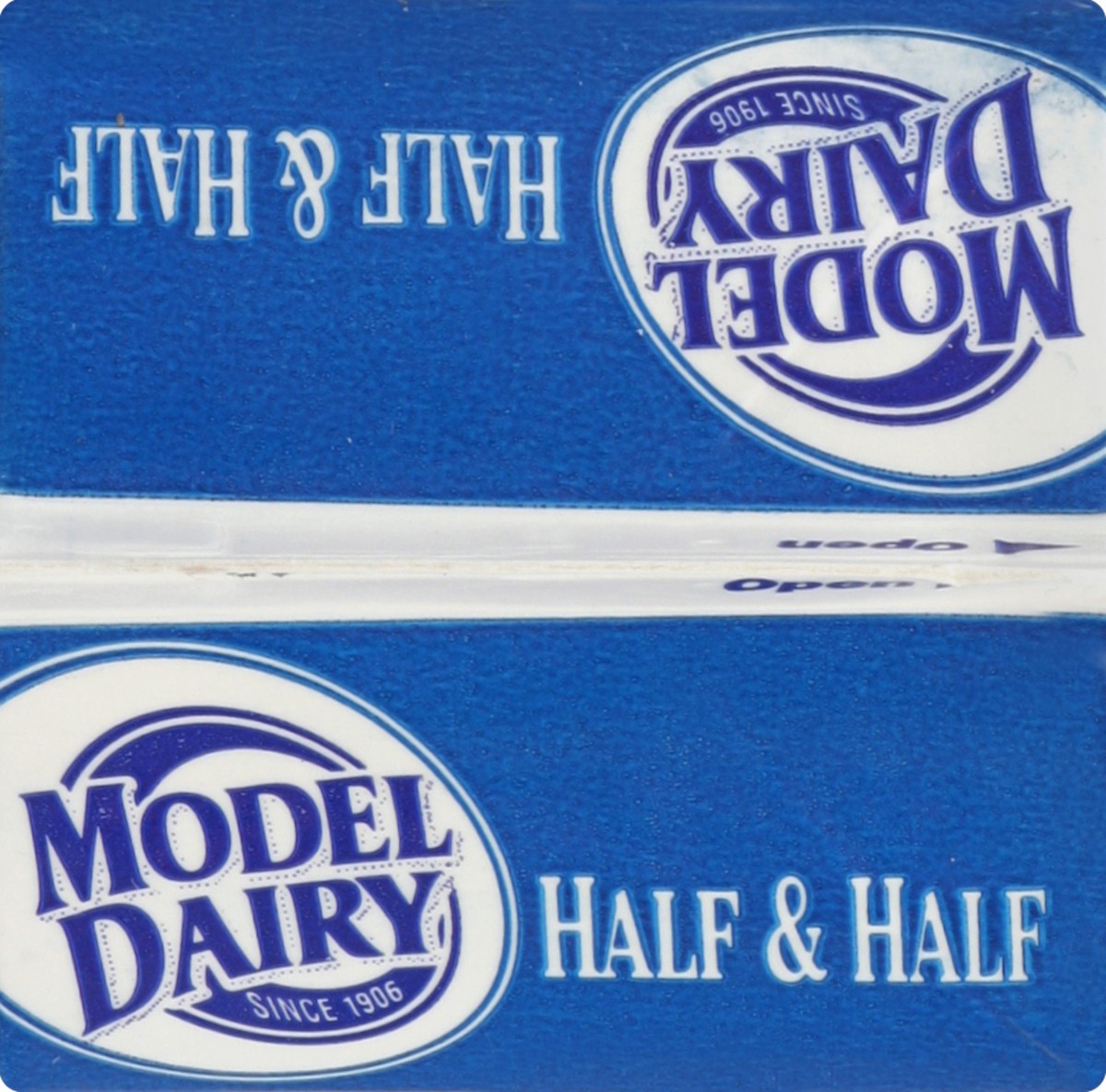 slide 3 of 4, Model Dairy Half & Half 1 pt, 1 pint