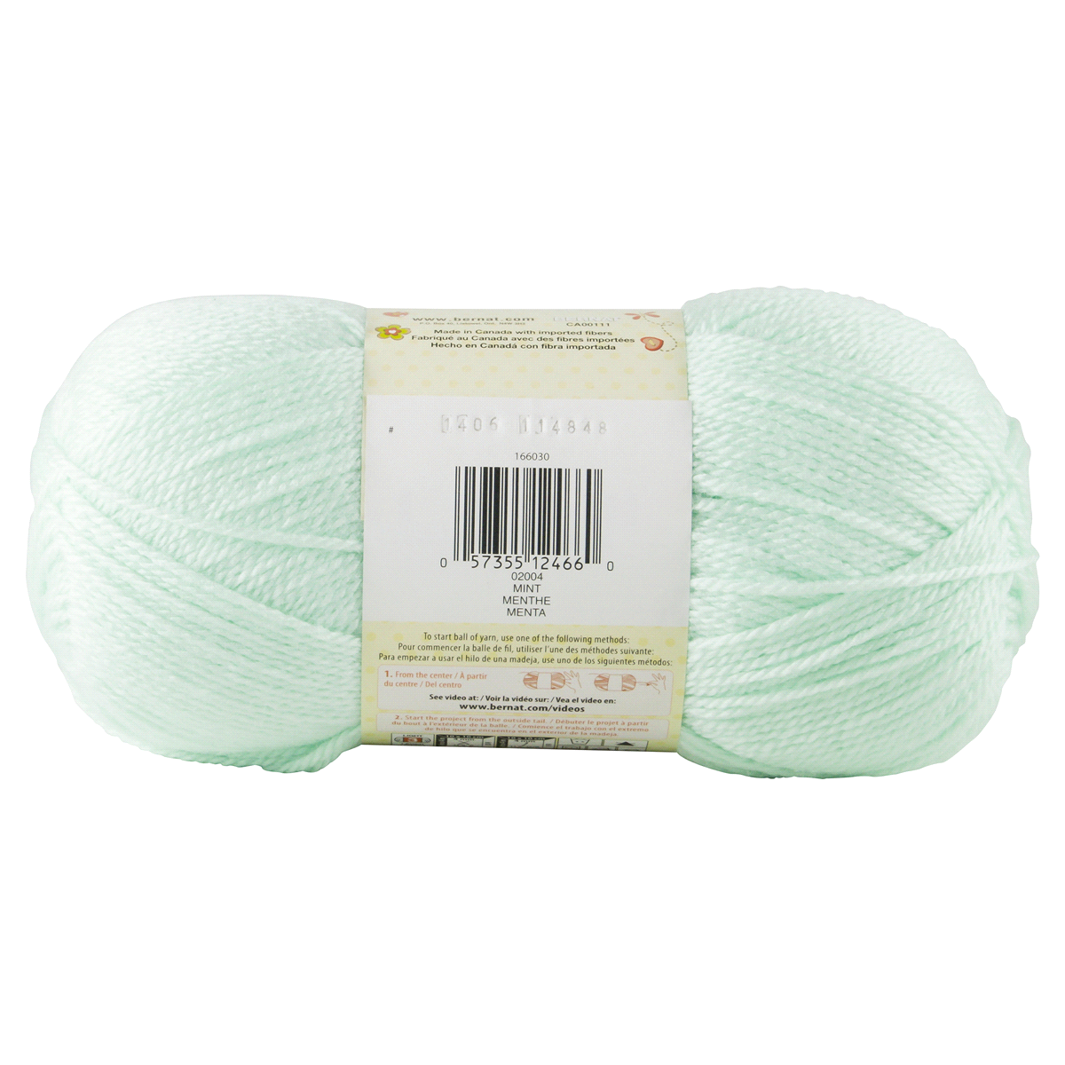 slide 4 of 4, Bernat Softee Baby Yarn, Mint, 5 oz
