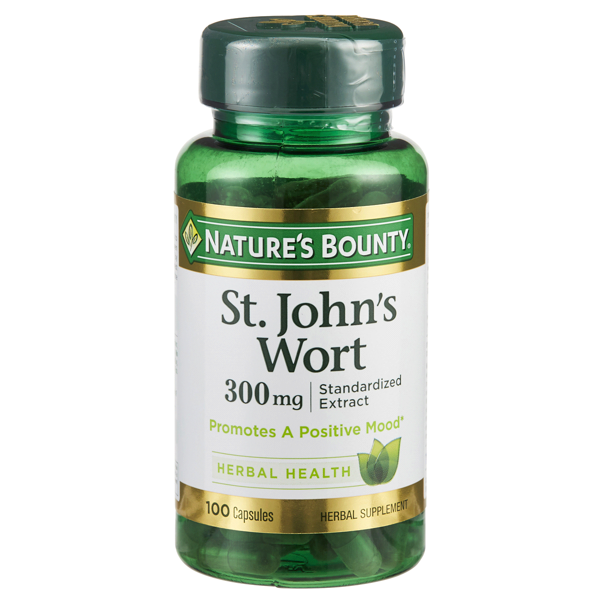 slide 1 of 1, Nature's Bounty St. John's Wort Extract Dietary Supplement Capsules, 100 ct