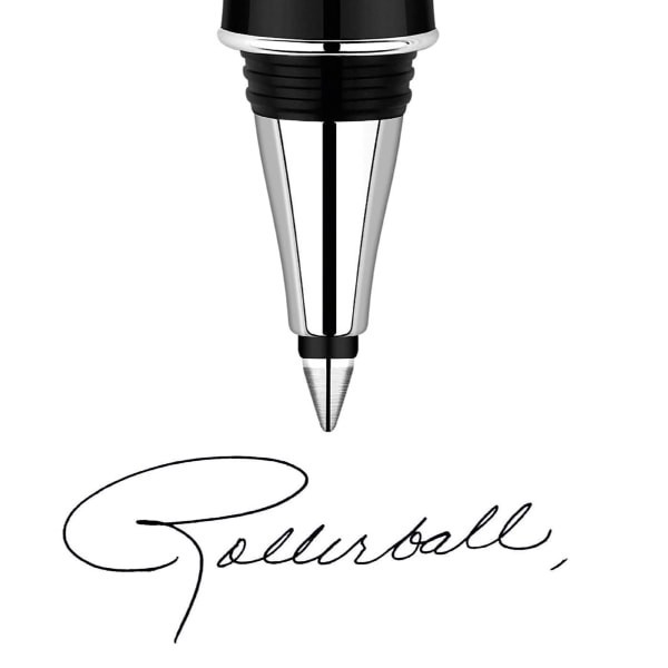 slide 4 of 5, Parker Rollerball Pen Refill, Medium Point, 0.7 Mm, Black, Pack Of 2, 2 ct