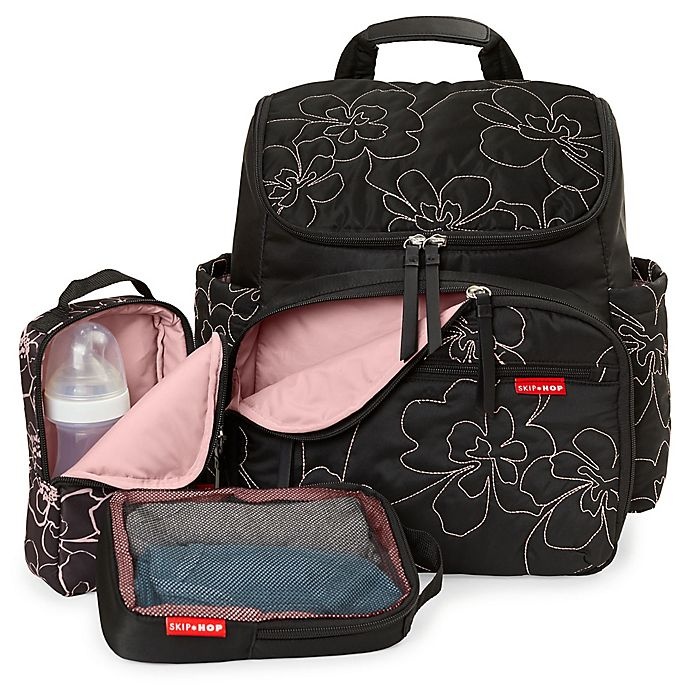 slide 3 of 4, Skip Hop SKIP*HOP Forma Backpack Diaper Bag - Floral Quilt, 1 ct