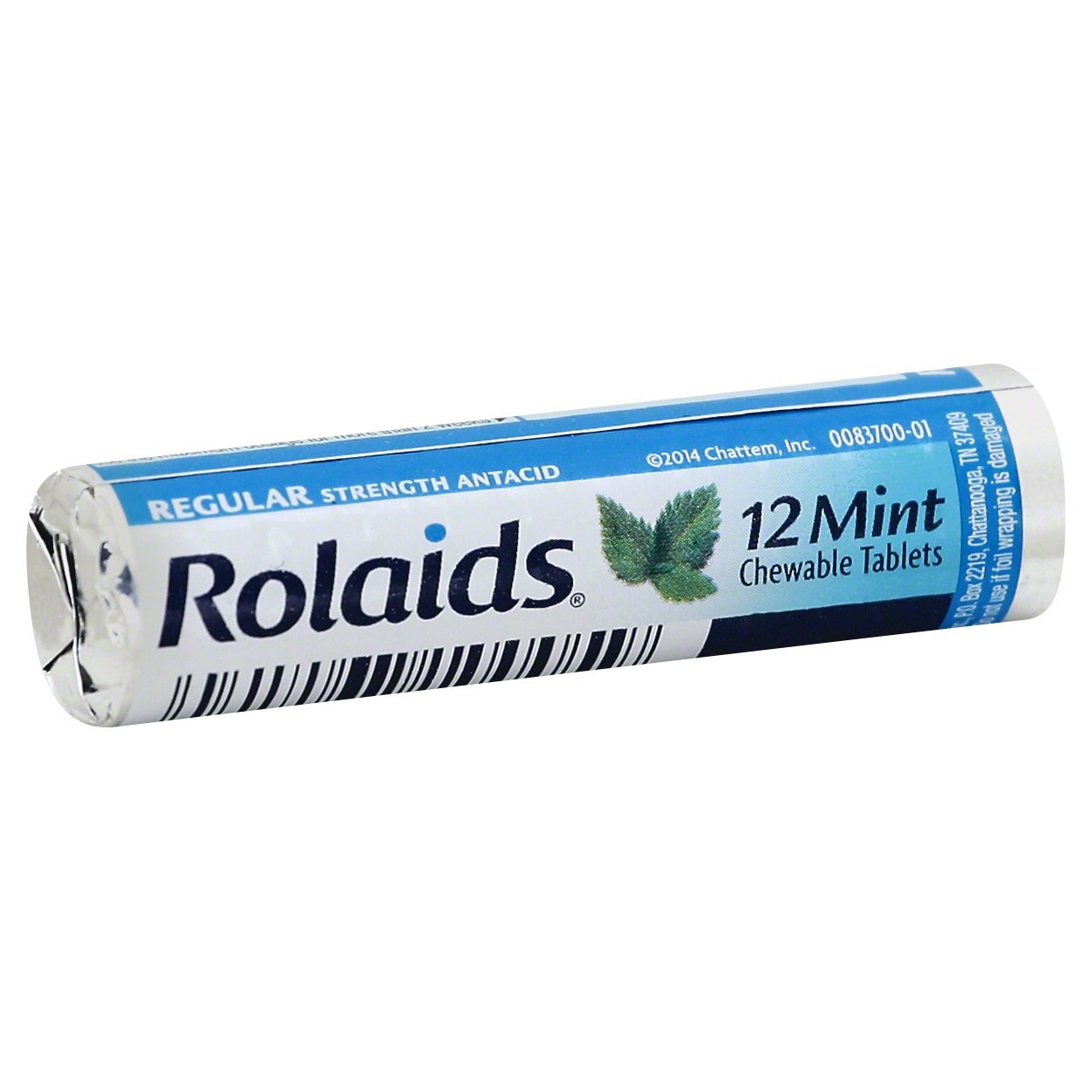 slide 1 of 1, Rolaids Regular Strength Mint Antacid Chewable Tablets, 12 ct