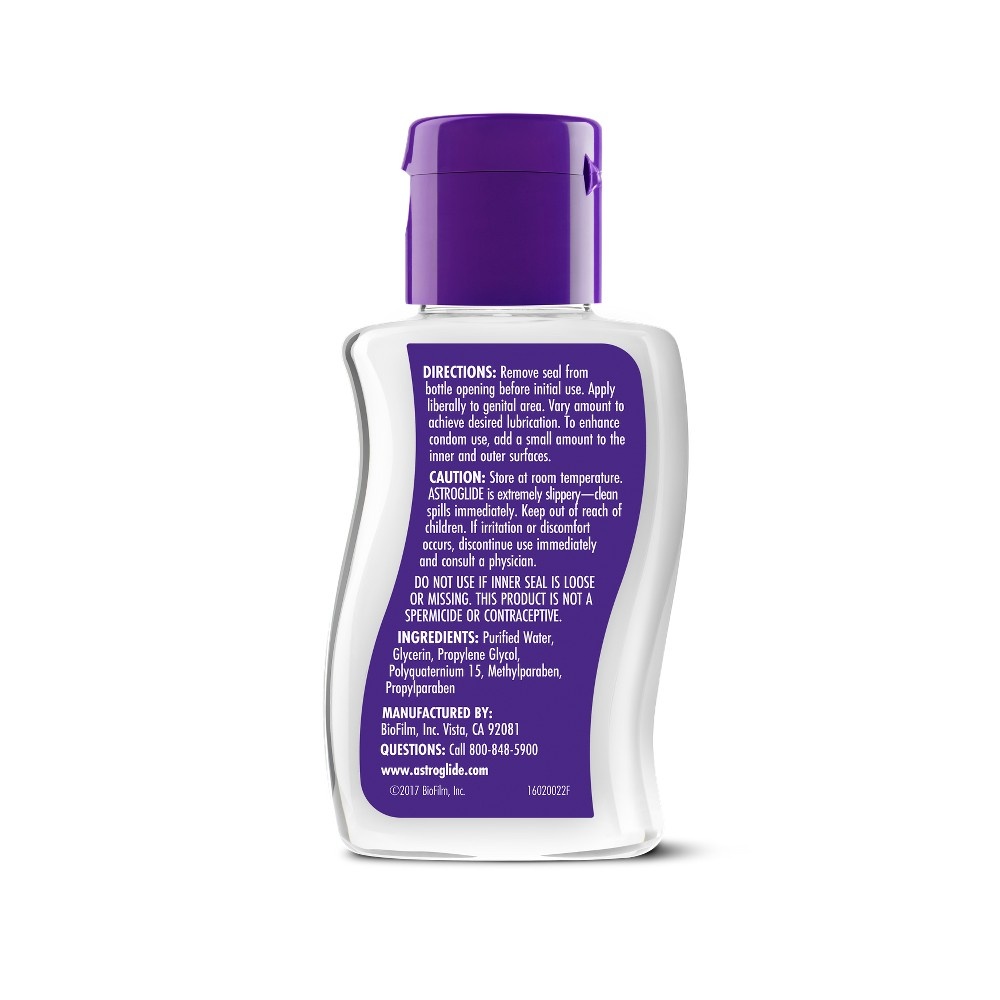 slide 2 of 4, Astroglide Water-Based Personal Lubricant 1 2.5 fl oz, 2.5 fl oz