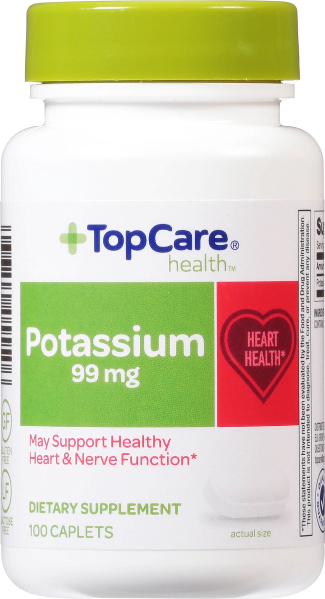 slide 6 of 9, Topcare Tabs Potassium Nat, 100 ct; 99 mg