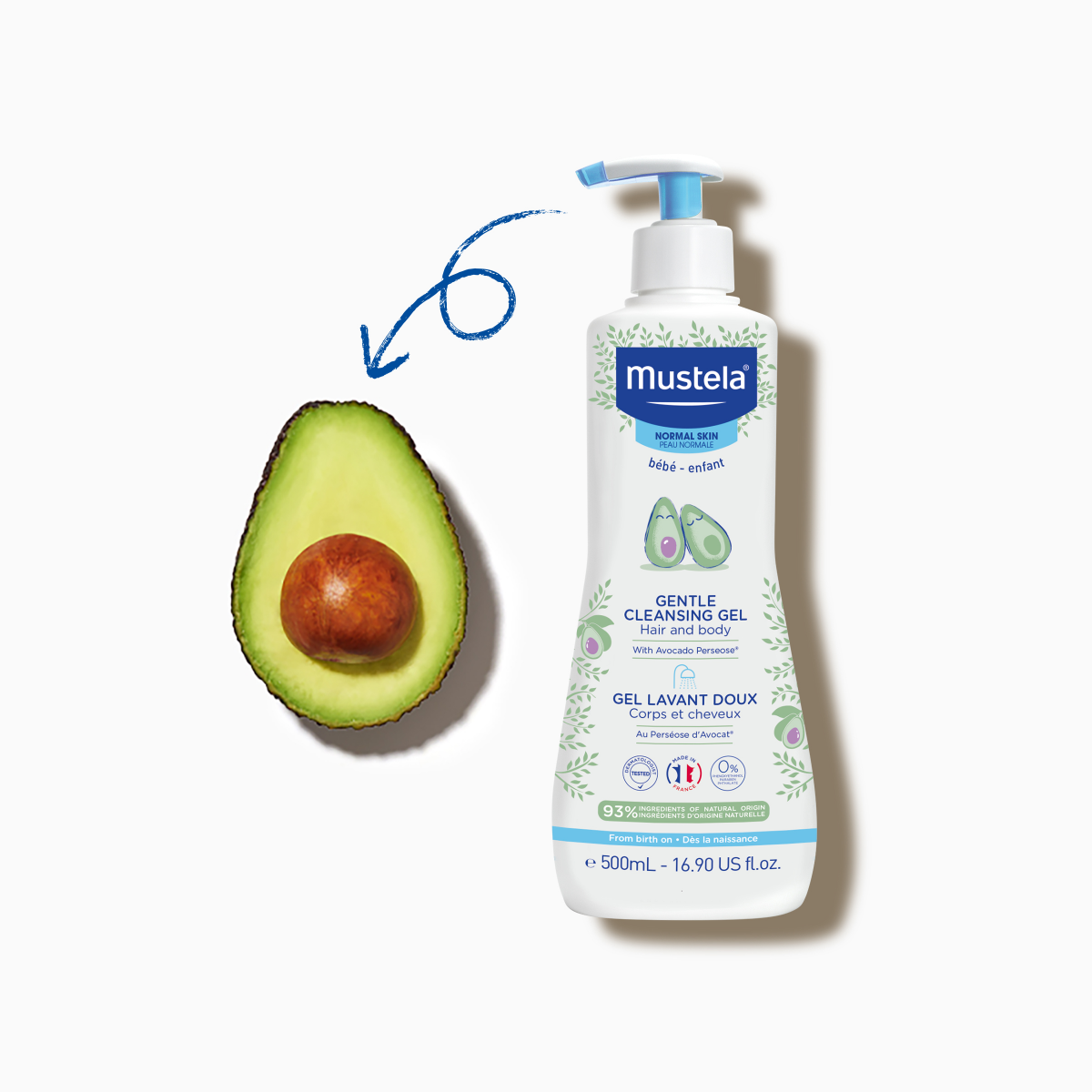 slide 11 of 29, Mustela Gentle Cleansing Gel, 500Ml, 500 ml