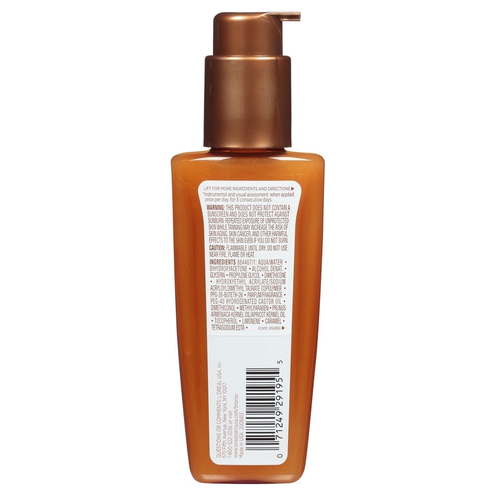 slide 2 of 3, L'Oréal Sublime Bronze Self-Tanning Serum Medium Natural Tan, 3.4 fl oz