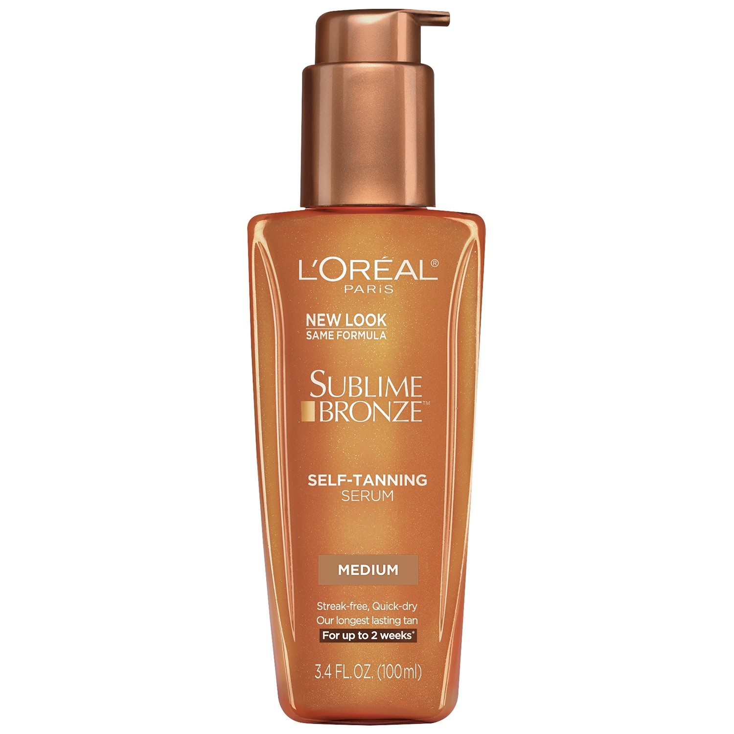 slide 1 of 3, L'Oréal Sublime Bronze Self-Tanning Serum Medium Natural Tan, 3.4 fl oz