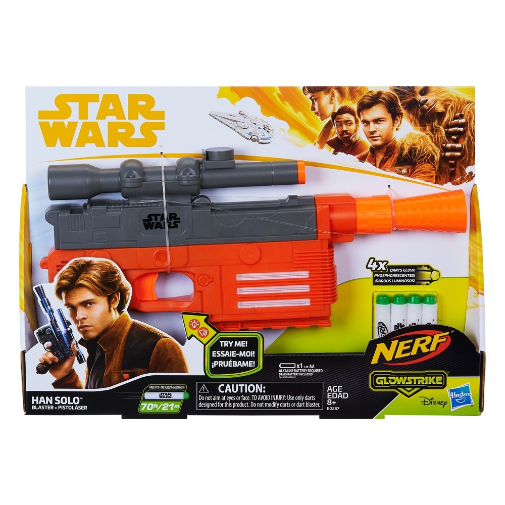 slide 2 of 5, Star Wars Nerf Han Solo Blaster, 1 ct