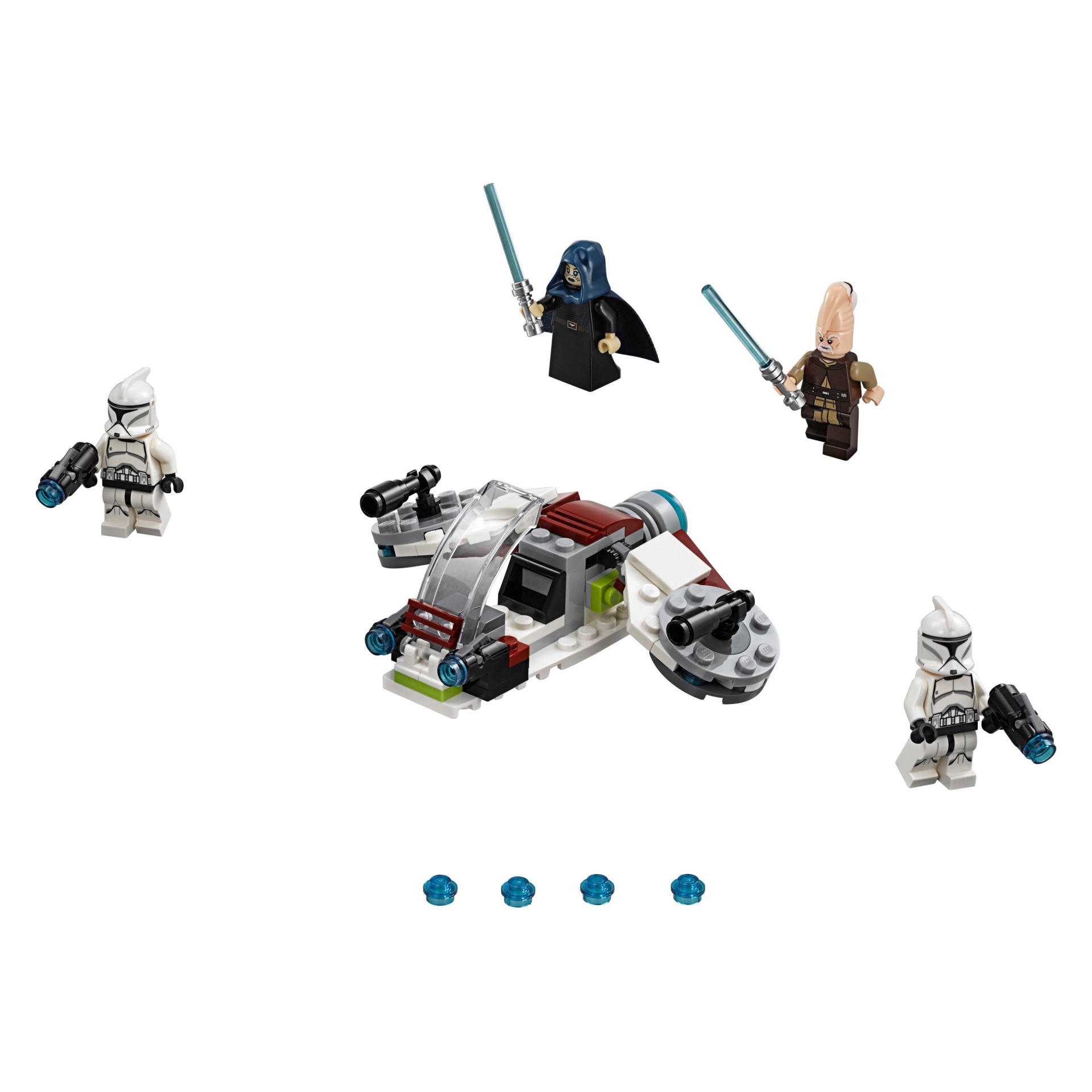 slide 1 of 5, LEGO Star Wars Jedi and Clone Troopers Battle Pack 75206, 1 ct