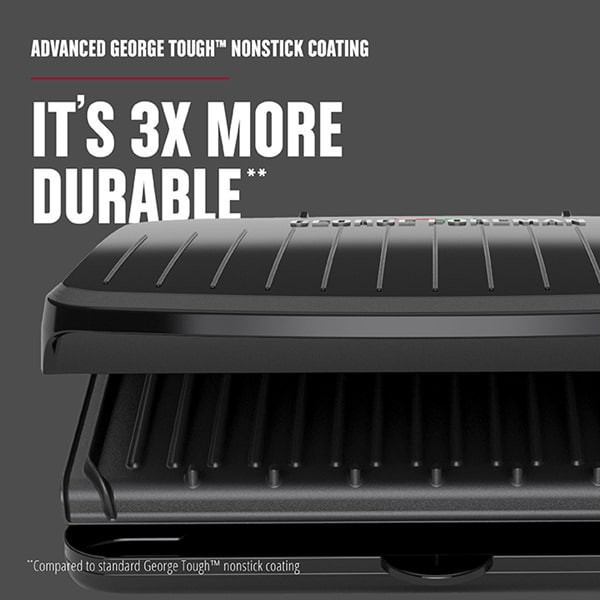 slide 28 of 29, George Foreman 5-Serving Classic Plate Electric Indoor Grill And Panini Press - Black, 1 ct