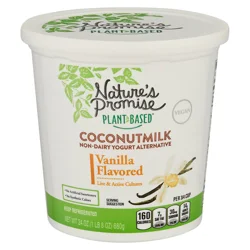Nature's Promise Plant-Based Vanilla Coconutmilk Yogurt Alternative