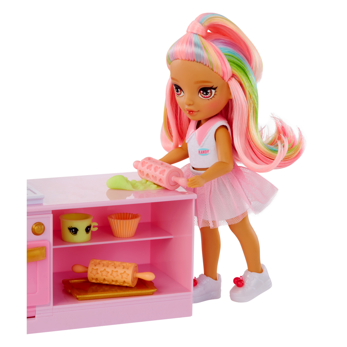slide 2 of 6, Rainbow High Littles Dessert Shop Playset + Small Doll, Make Ice Cream and Sweets, 1 ct