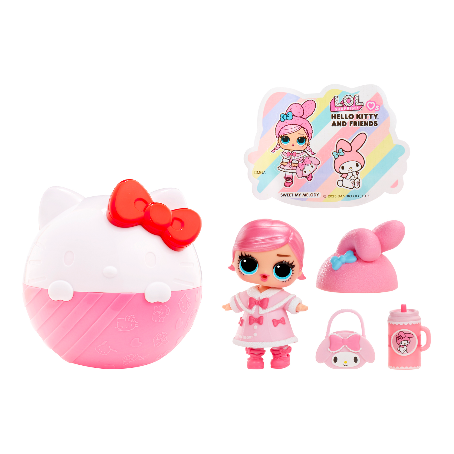 slide 5 of 8, L.O.L. Surprise! 3" Loves Hello Kitty and Friends with 7 Surprises - 8 Limited Edition Dolls, 1 ct