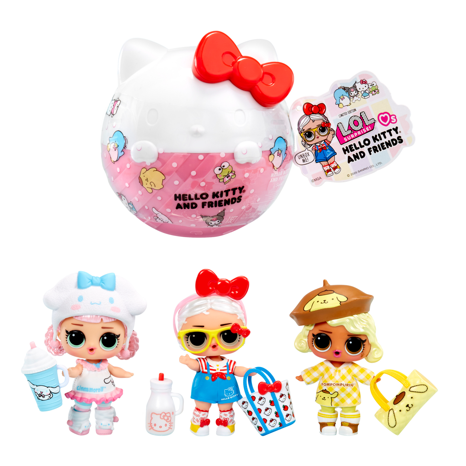 slide 7 of 8, L.O.L. Surprise! 3" Loves Hello Kitty and Friends with 7 Surprises - 8 Limited Edition Dolls, 1 ct