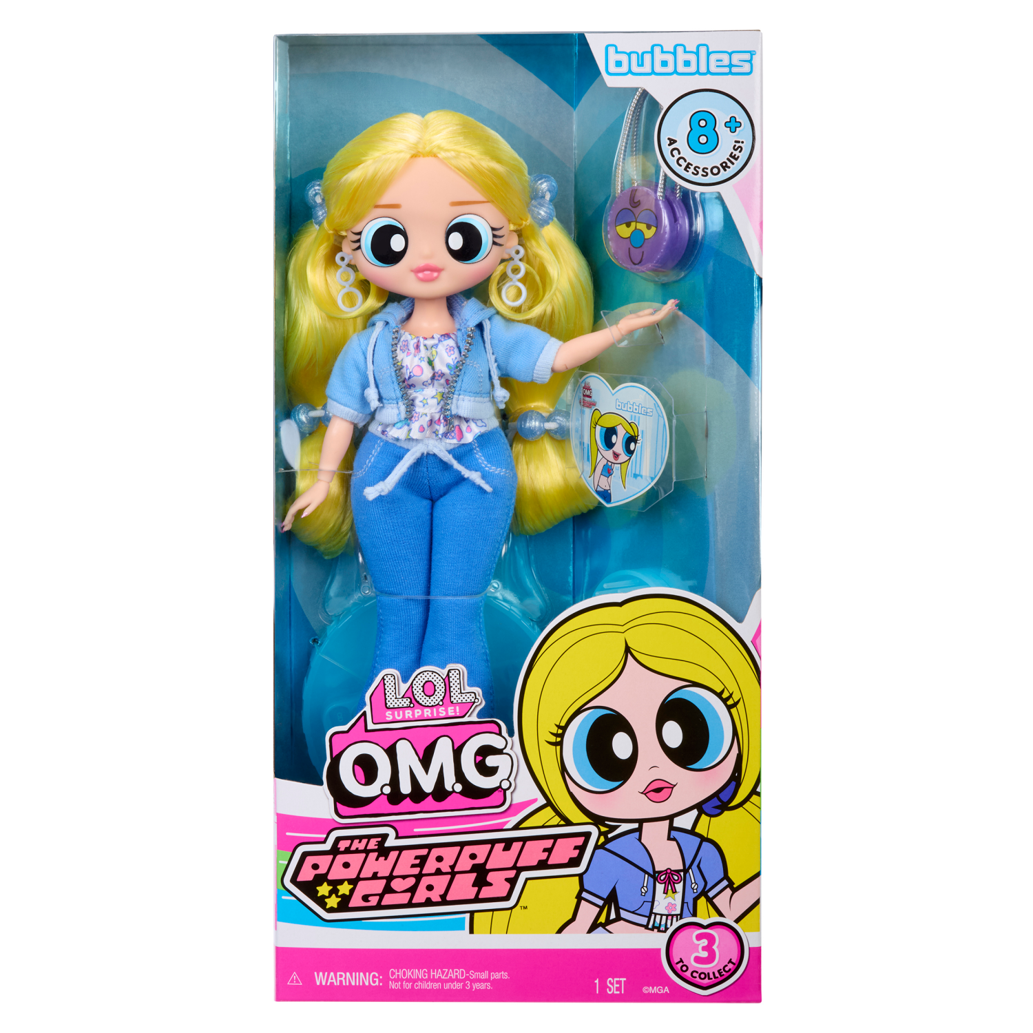 slide 3 of 4, L.O.L SURPRISE L.O.L. Surprise OMG Power Puff Girls Asst, 1 ct