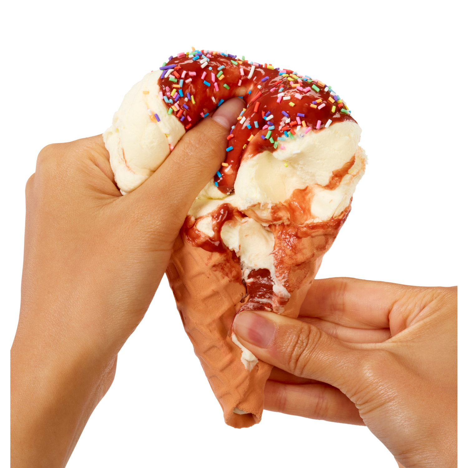 slide 3 of 6, Slime Life Ice Cream Cone DIY Slime Kit - Unboxing Ingredients to Make,Smash and Stretch Your Food, 1 ct