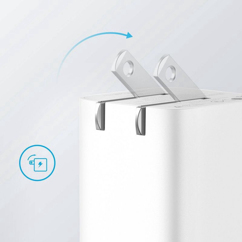 slide 4 of 4, Anker Dual-Port Universal 32W 2-Port Wall Charger 1 ea, 1 ct