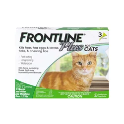 Frontline Plus Flea & Tick Treatment for Cats