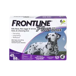 Frontline Plus Flea and Tick Treatment for Large Dogs