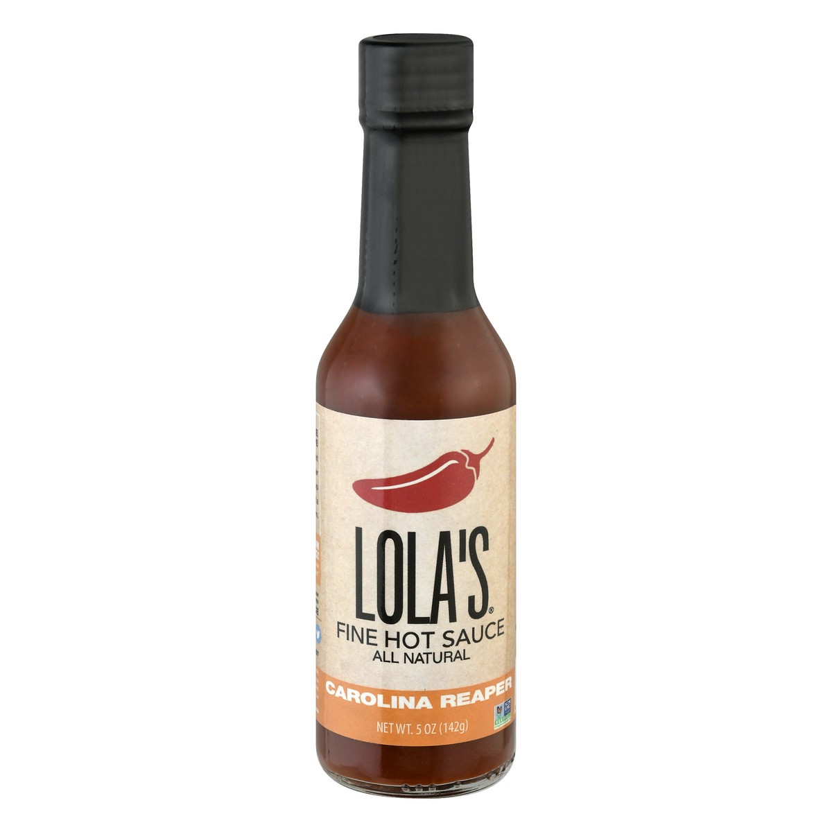 slide 1 of 14, Lola's Fine Hot Sauce Carolina Reaper - 5 fl oz, 5 fl oz