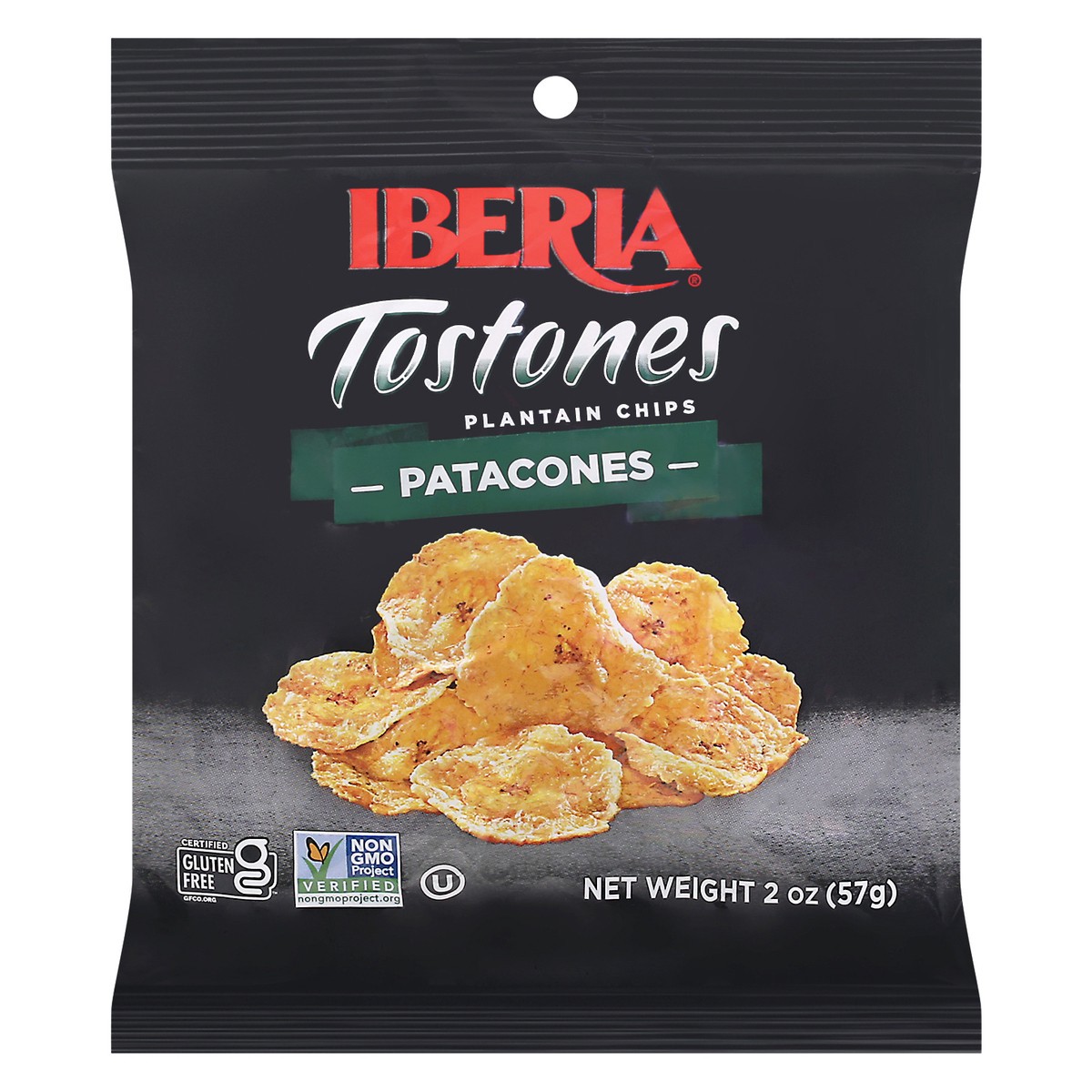 slide 1 of 11, Iberia Tostones Patacones Plantain Chips 2 oz Bag, 2 oz