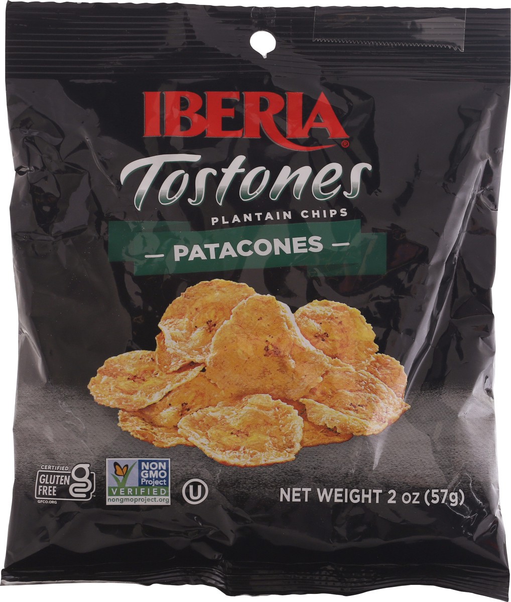 slide 10 of 11, Iberia Tostones Patacones Plantain Chips 2 oz Bag, 2 oz