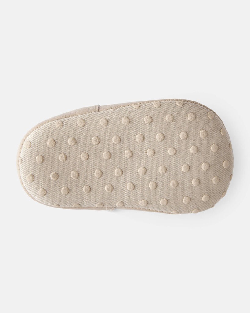 slide 4 of 6, Carter's Baby Girl Bow Casual Shoes - Brown Beige 1, 1 ct