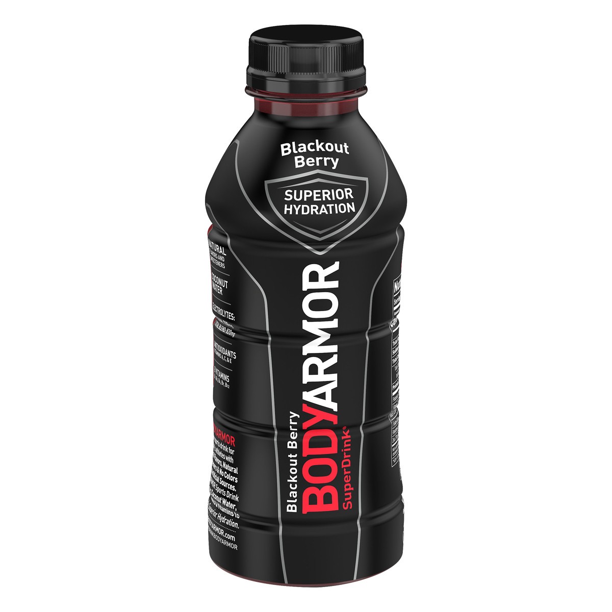 slide 5 of 7, BODYARMOR Superior Hydration Blackout Berry Super Drink - 16 fl oz, 16 fl oz