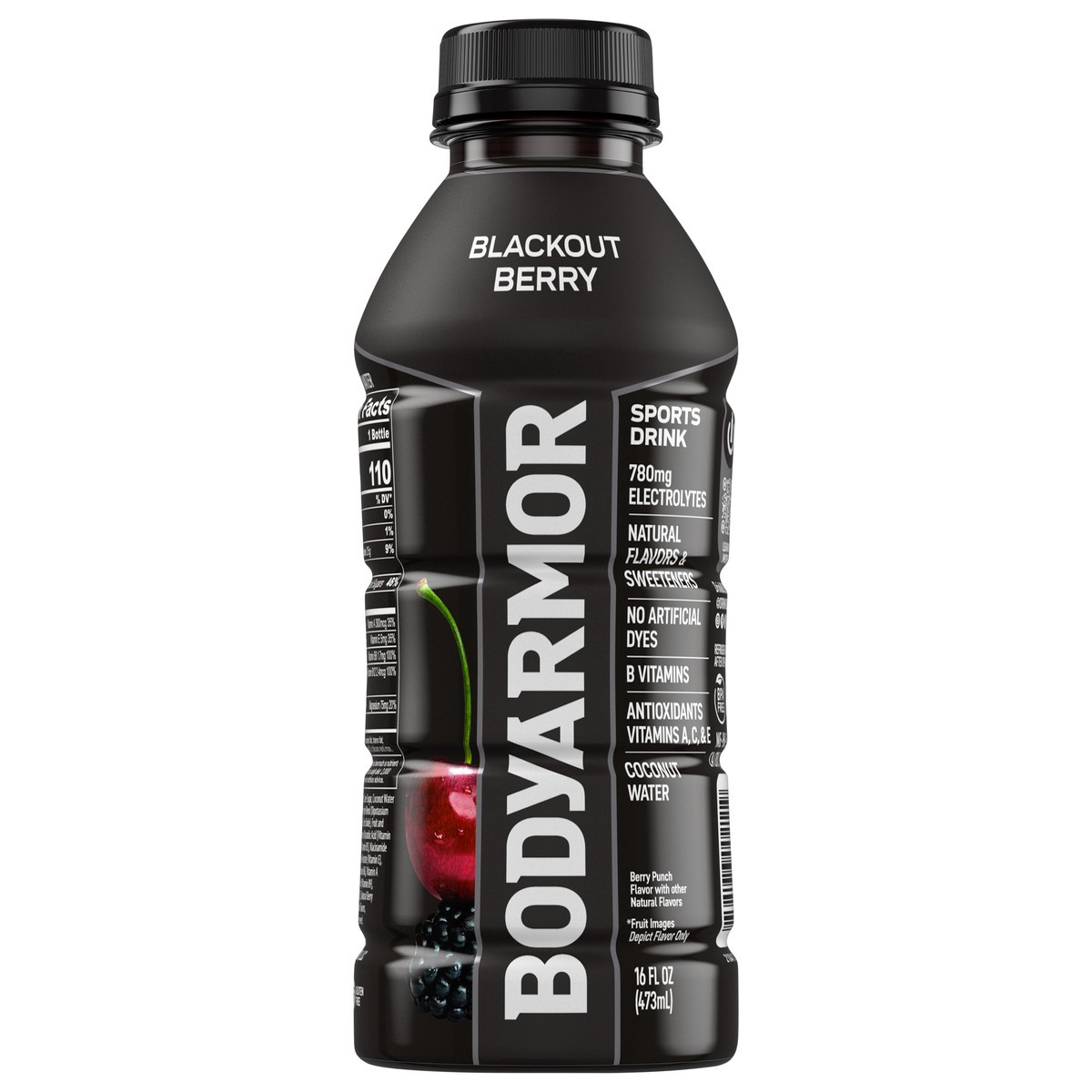 slide 1 of 7, BODYARMOR Blackout Berry Electrolyte Sports Drink, 16 fl oz Bottle, 16 fl oz