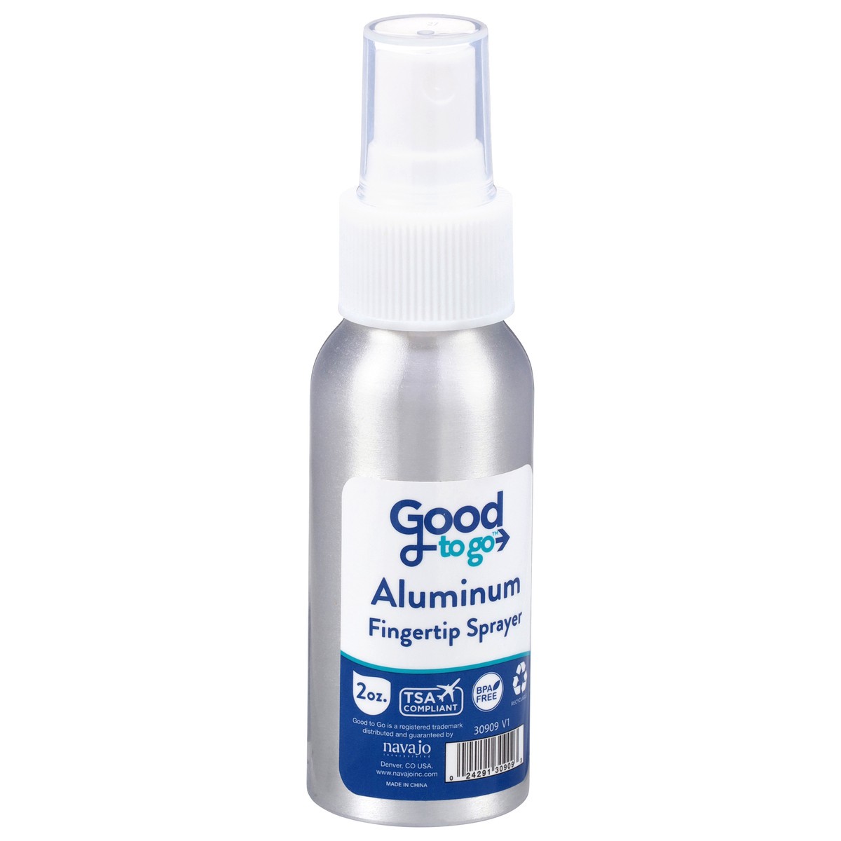 slide 9 of 12, Good to Go 2 Oz Aluminum Fingertip Sprayer 1 Each, 1 ct