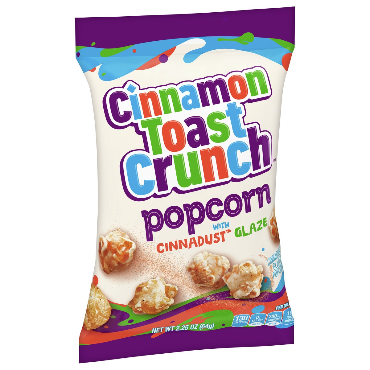 slide 6 of 9, Cinnamon Toast Crunch Popcorn Snack, Cinnadust Glaze, Snack Bag, 2.25 oz, 2.25 oz
