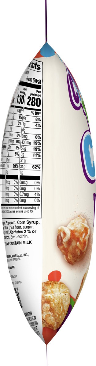 slide 3 of 9, Cinnamon Toast Crunch Popcorn Snack, Cinnadust Glaze, Snack Bag, 2.25 oz, 2.25 oz