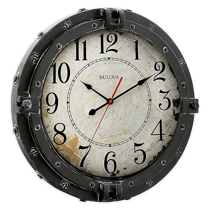 slide 1 of 1, Bulova Navigator Wall Clock, 1 ct