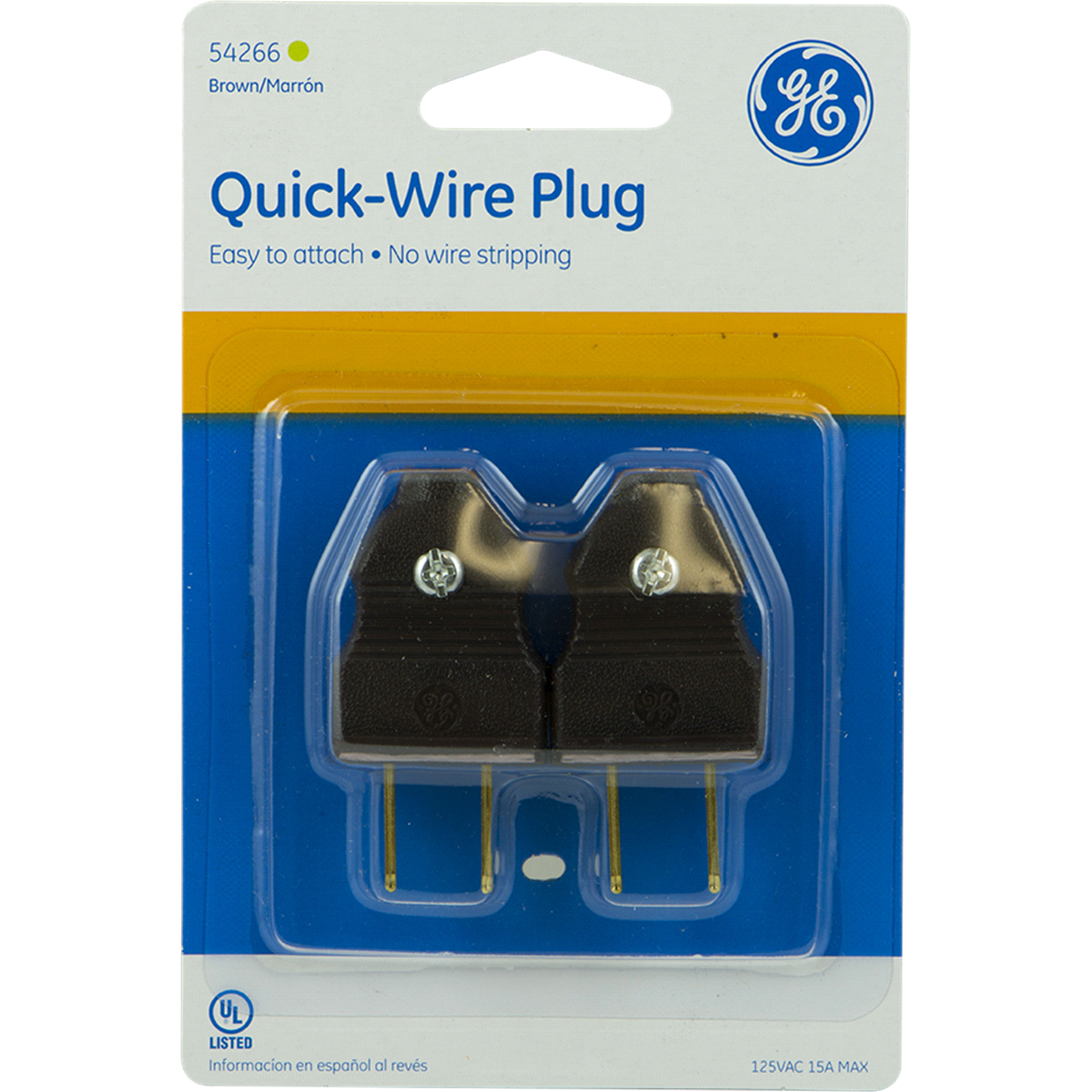 slide 1 of 2, GE Quick Wire Plugs, 2 ct