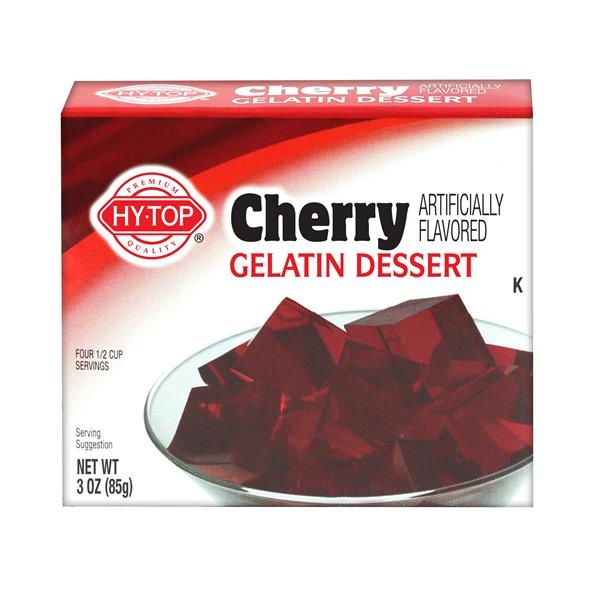 slide 1 of 1, Hy-Top Gelatin Cherry, 3 oz