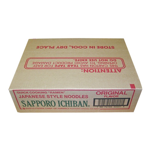 slide 1 of 1, Sapporo Ichiban Original Ramen Box, 84 oz