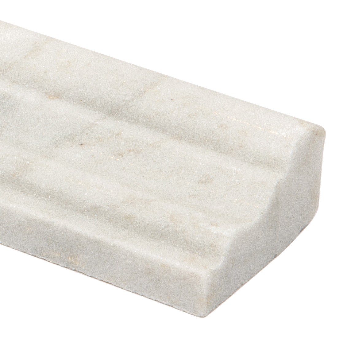 slide 3 of 6, Satori Venatino 2-in x 12-in Polished Marble Chair rail Tile, 1 ct