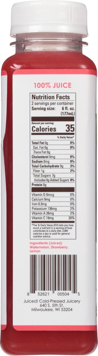 slide 8 of 9, Juiced! Juice- 12 oz, 