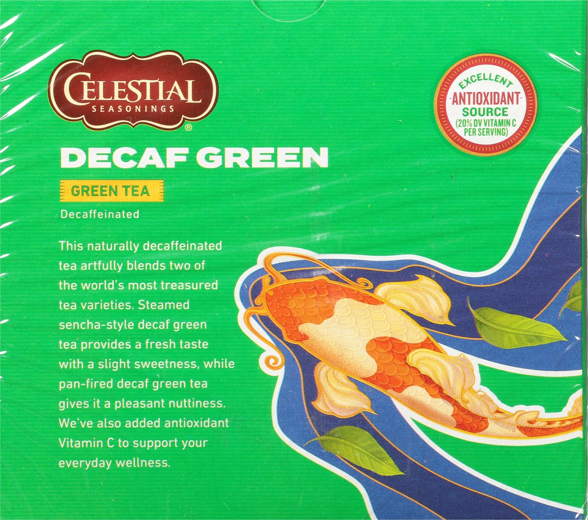 slide 4 of 8, Celestial Seasonings Celestial Green Tea Decaf, 1 ct
