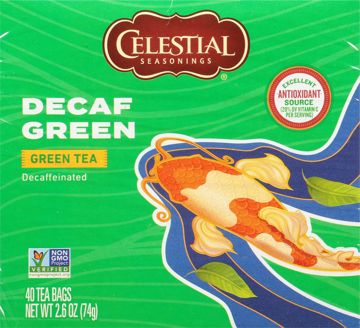 slide 5 of 8, Celestial Seasonings Celestial Green Tea Decaf, 1 ct