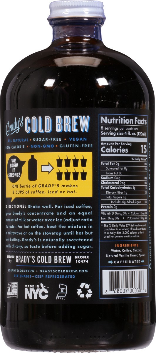 slide 4 of 11, Grady's Cold Brew French Vanilla Coffee Concentrate 32 fl oz, 32 fl oz