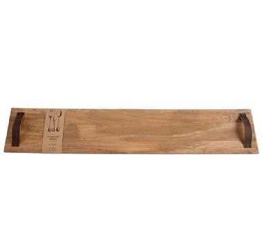 slide 1 of 1, Mud Pie Long Wood Serving Board, 1 ct