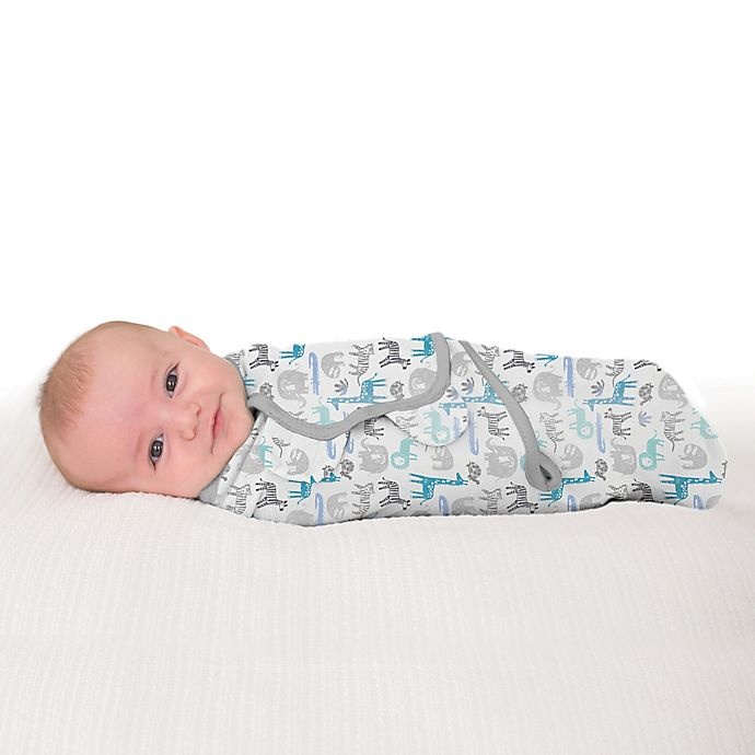 slide 2 of 2, SwaddleMe Small It's Zoo Cute Organic Cotton Swaddles, 2 ct