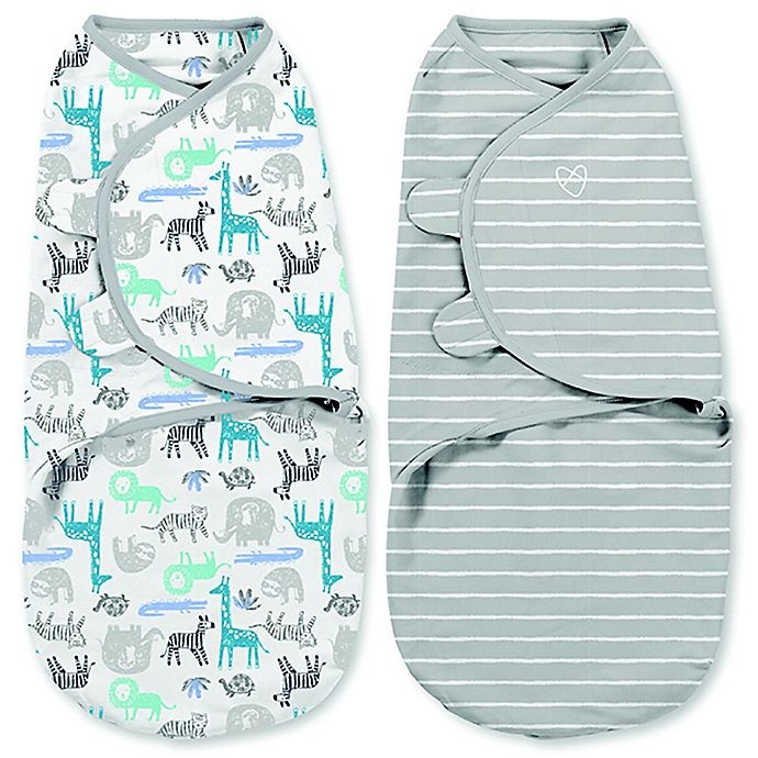 slide 1 of 2, SwaddleMe Small It's Zoo Cute Organic Cotton Swaddles, 2 ct